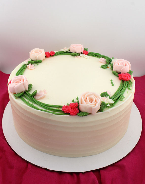 Floral Wreath Cake