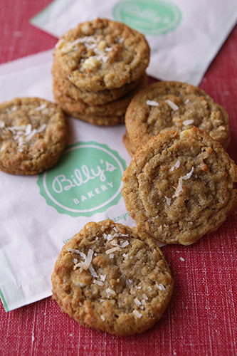 White Chocolate Coconut Crisp Cookie
